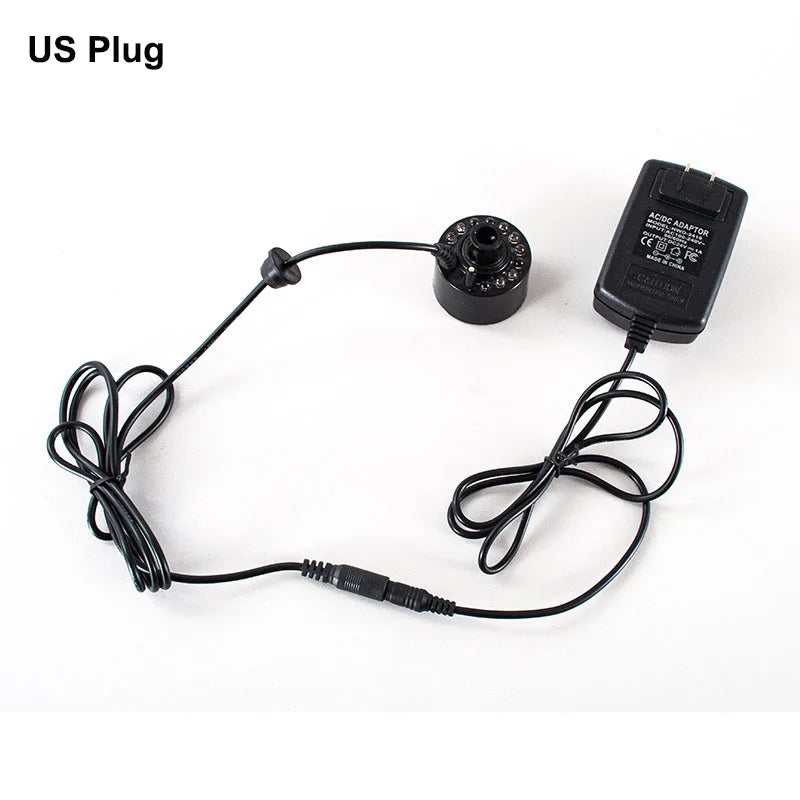 12-LED RGB Halloween Mist Maker Fogger