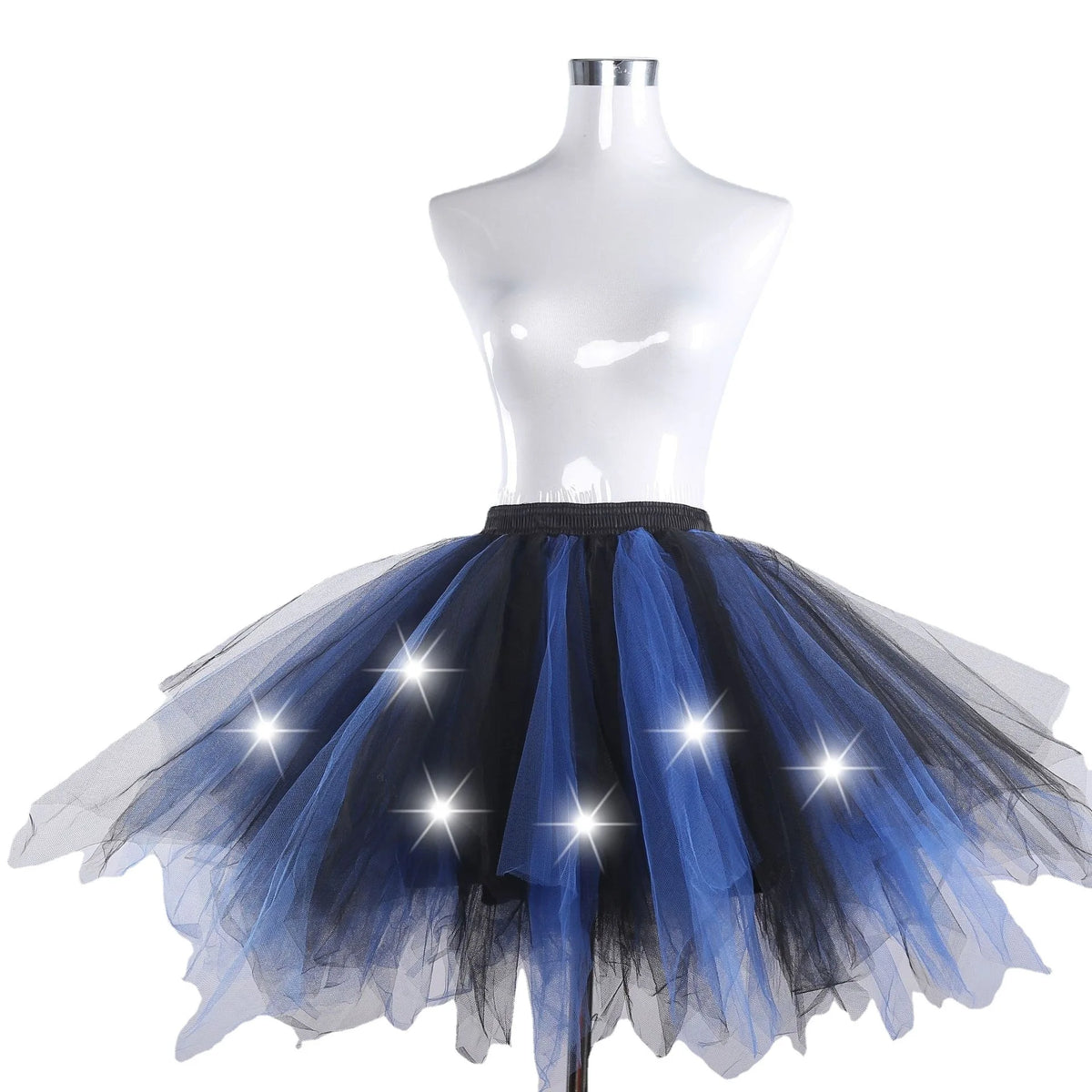 LED Light-Up Tutu Skirt & Fairy Headband Options – Neon Party Costume