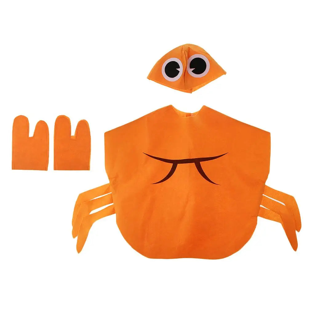 Kids Crab Costume Nonwovens Fabric Animal Outfit - View 2