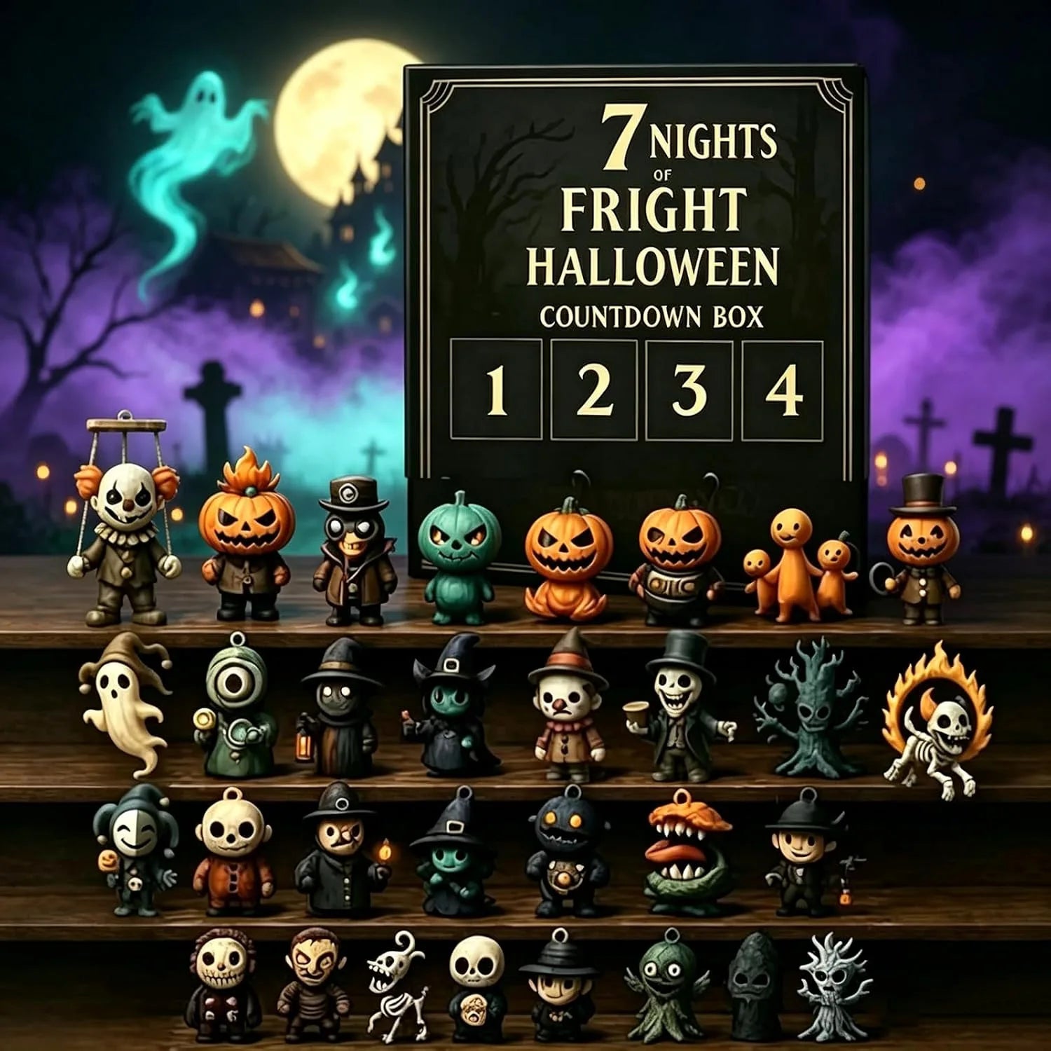 Halloween Advent Calendar 2026, 31 Nights of Fright Halloween Countdown Box - product image 9
