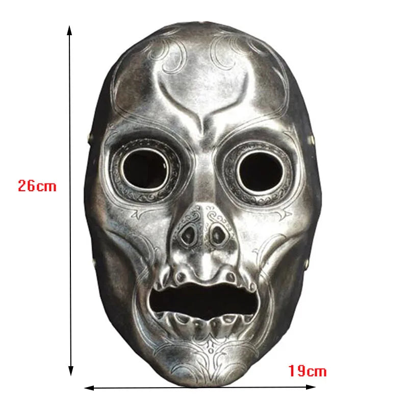 Halloween Death Eater Resin Mask Malfoy Costume Masks Costume Halloween Home Decoration - style 1 / China Mainland