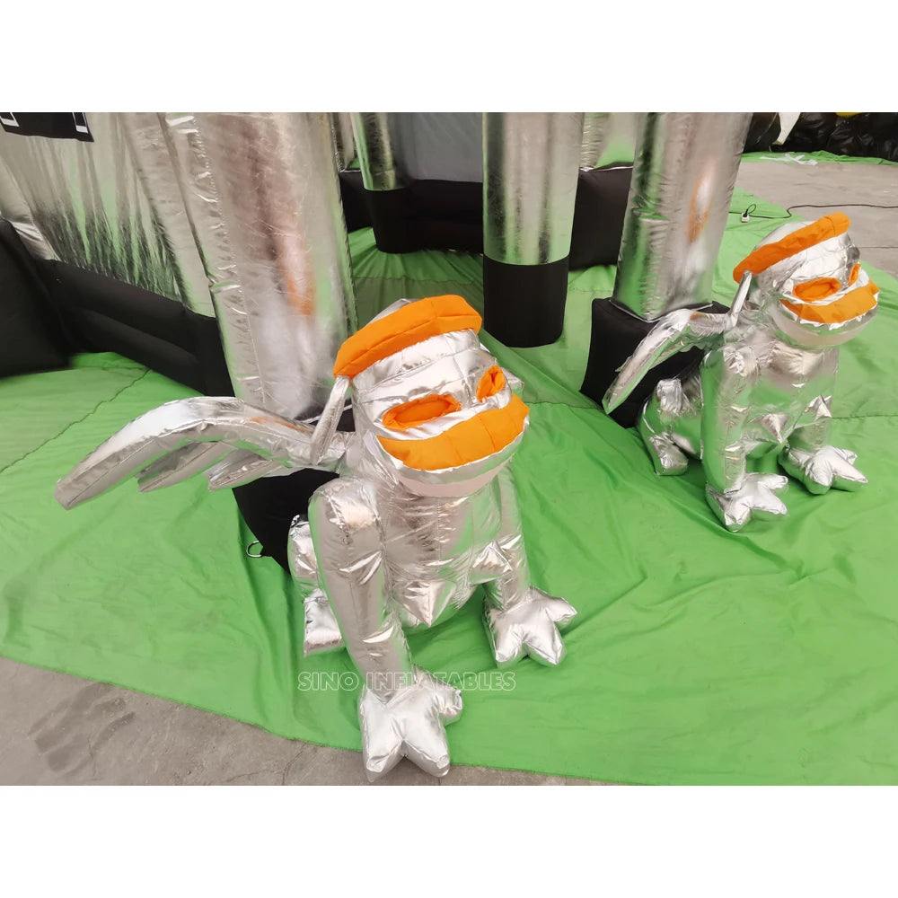 Outdoor Backyard Big Halloween Inflatable Haunted House - View 6