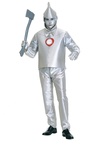Tin Man Costume Men Kids Funny Metallic Suit Tinman Movie Outfit Robot Cosplay Armor Clown Circus - product image 6