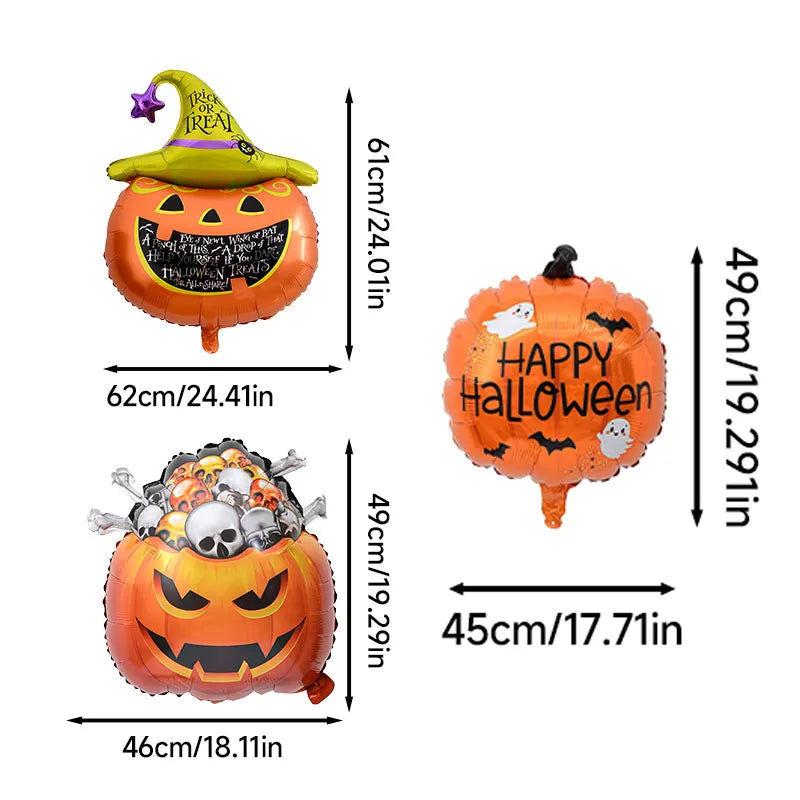3 Pumpkin Balloons Halloween Balloons Party Decorations Party - product image 3
