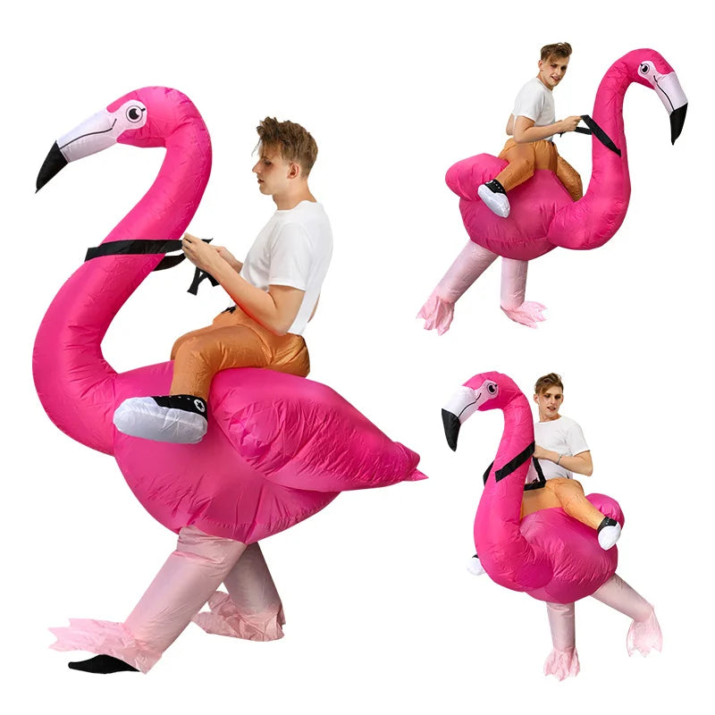 Family Flamingo Inflatable Costume - Size One Size - product image 2