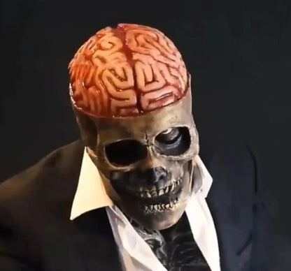 Halloween Latex Mask Skull Mask Horror Decoration Full Head Helmet Movable Jaw Masque Gifts Party Costume - product image 3