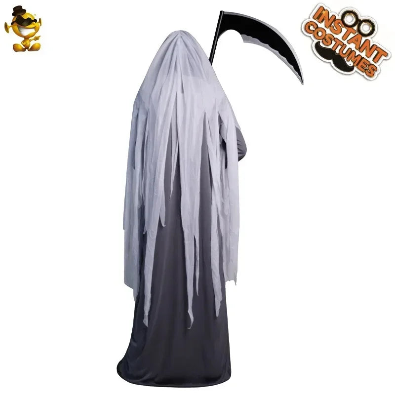 Adult Lantern Ghost Performance Costume Terrifying Ghost with No Face