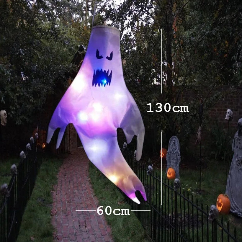 Hanging Ghost Halloween LED Luminous Ghost Children's Gift Scary Party Props Home Outdoor Courtyard Bar - product image 7