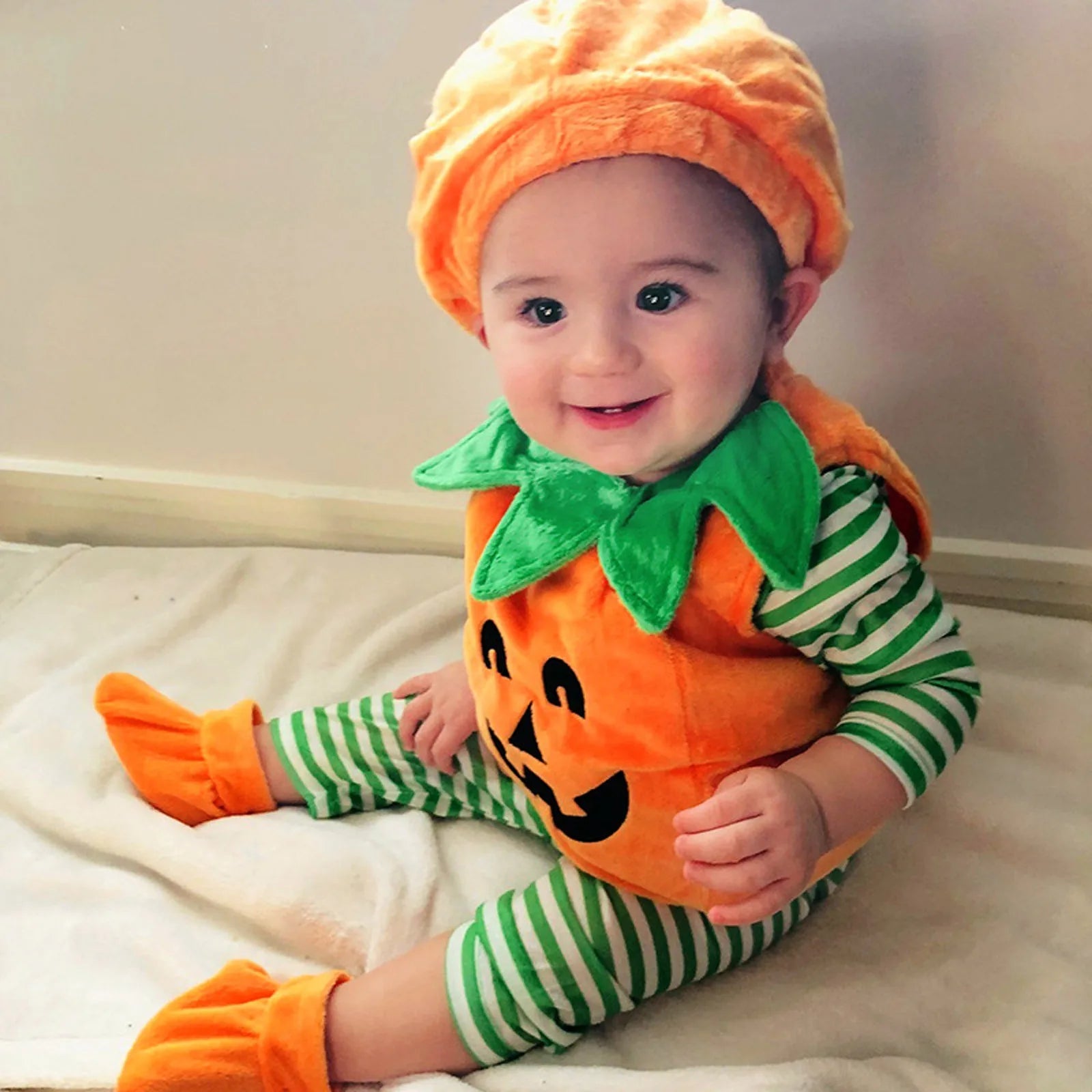 Kids' Pumpkin for Girls Boys Clothing Suit Hat