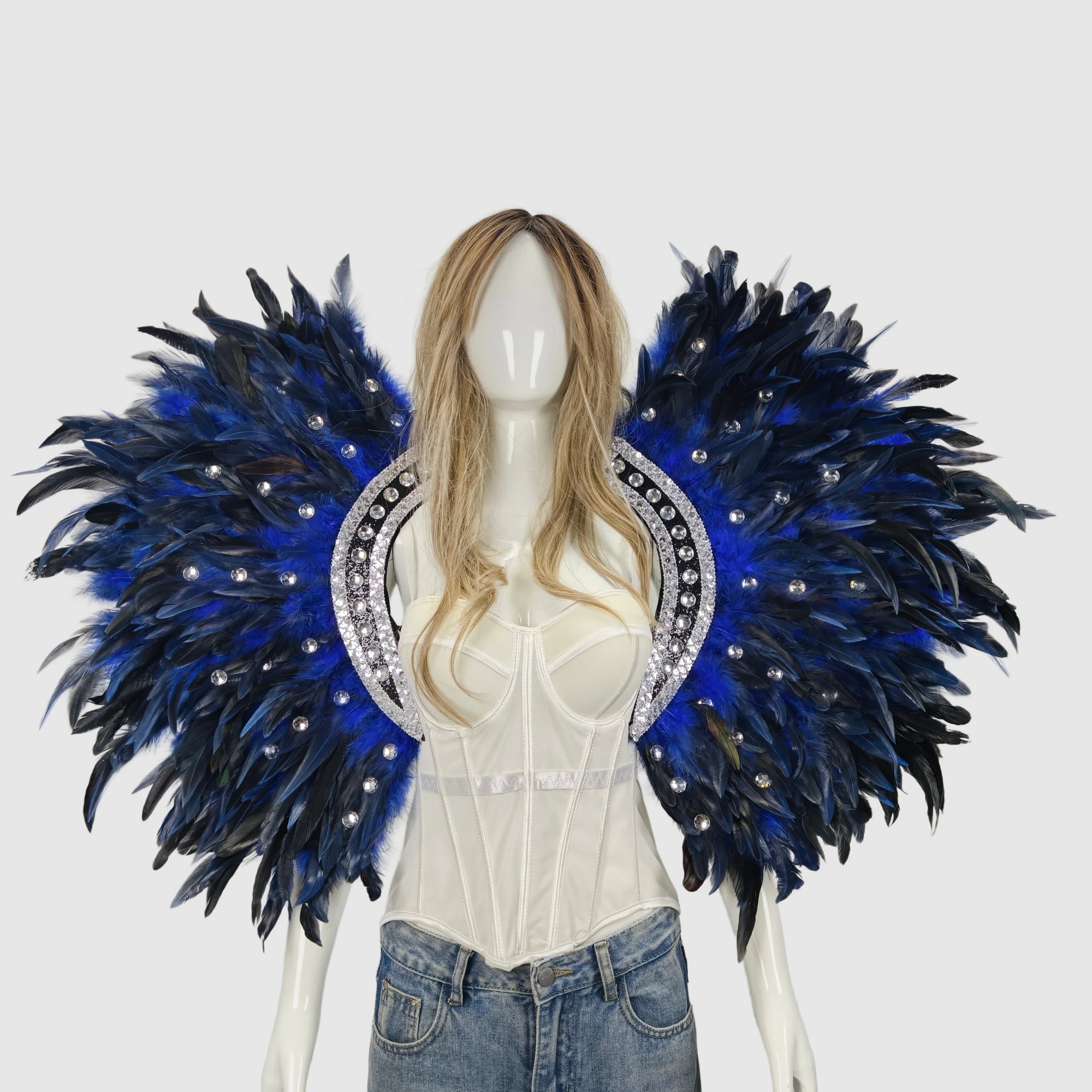 Feather shawls and scarves for Halloween, unisex, feather carnival - product image 4
