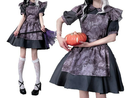 2025 Halloween Costume Witch Dress Casual Fashion Versatile Dress for Women's - Discount Halloween City