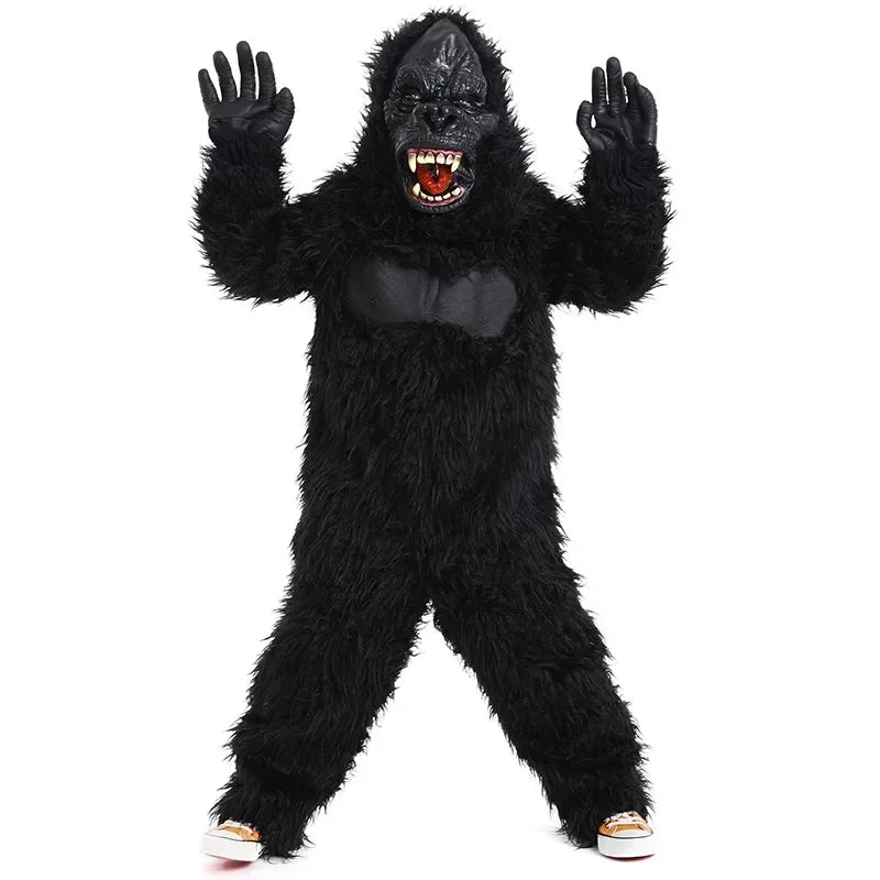 Gorilla Costume Jumpsuit for Adults & Kids - view 4