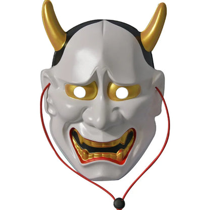 Style Horror Face, Japanese Prajna Mask, Scary Ghost Face, Halloween Horror Haunted House Decoration, Adult - product image 2