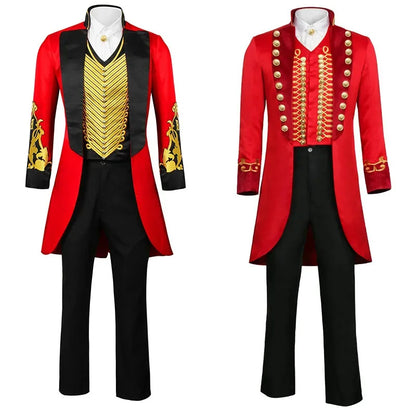 Men's Clothes The Greatest Showman P.T.Barnum Hugh Jackman Men Vest Costume