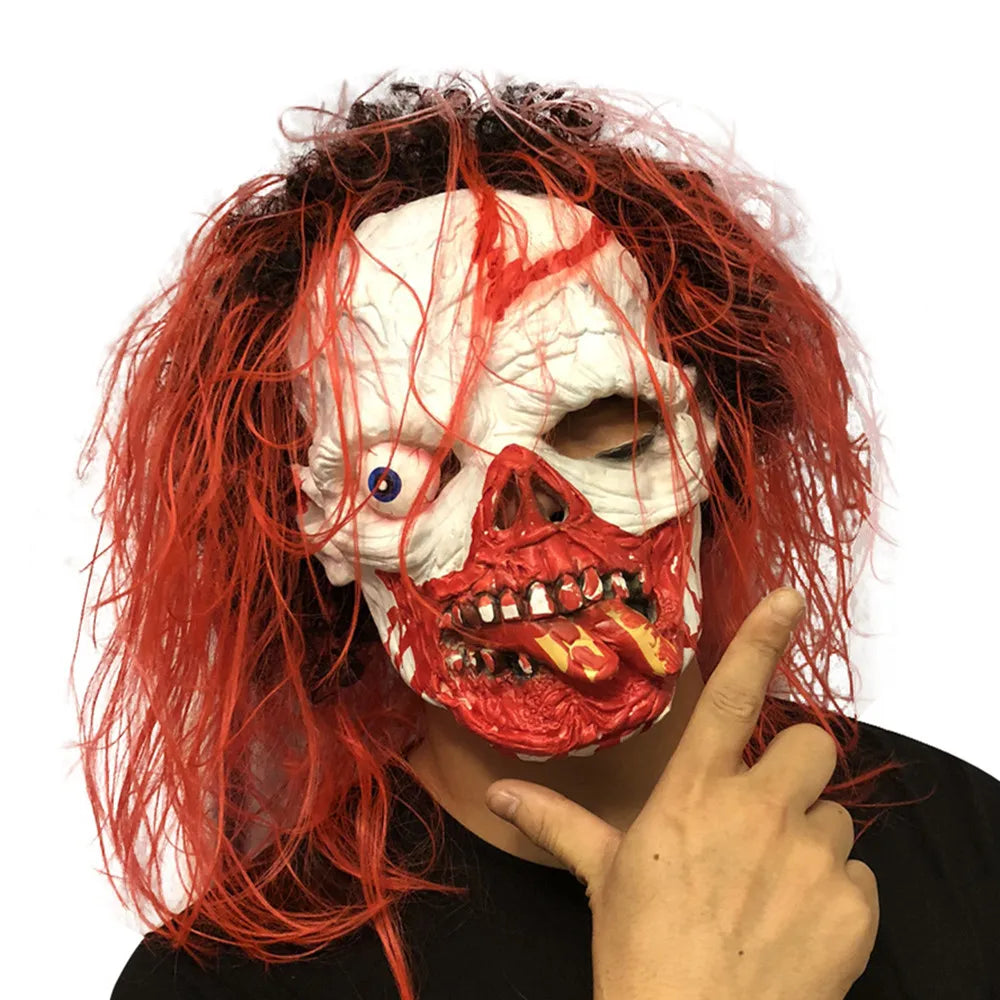 Halloween Horror Mask Scary Face Tricky Mask for Props - View 5