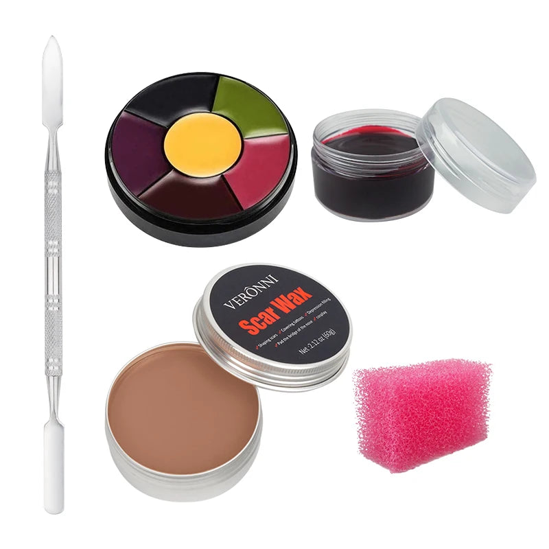 Face Body Painting Palette SFX Makeup Kit Create Special Effect - Halloween Makeup - product image 7