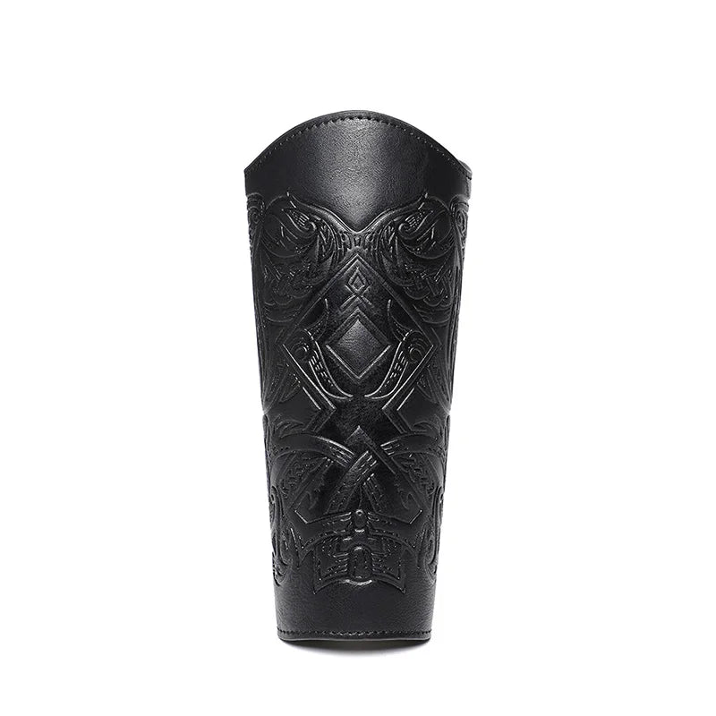 1 Pcs Medieval Gothic Armor Gloves Wide Cuffs Bracers Armor Arm - view 15
