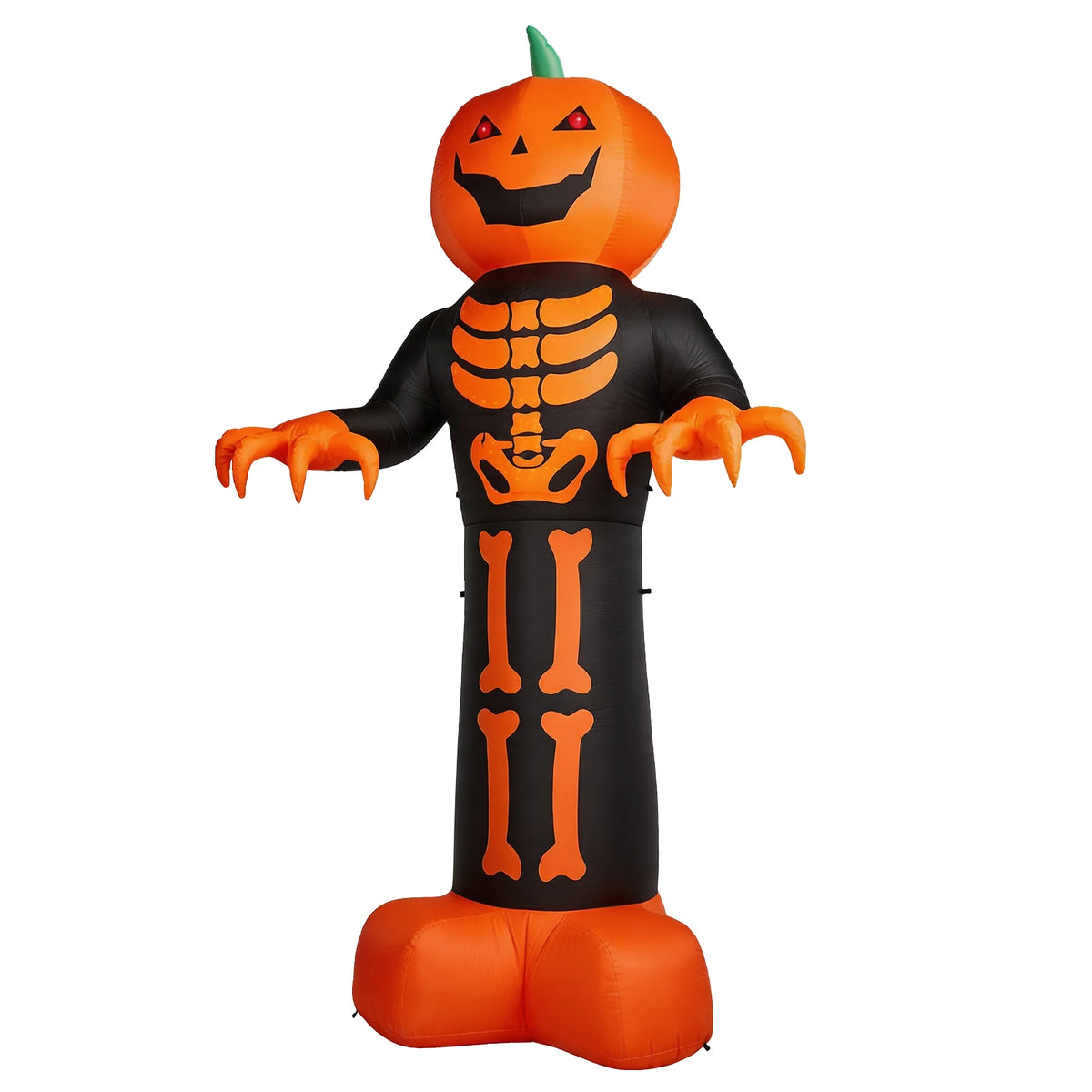 Grim Reaper Skeleton Halloween Decoration - Black Inflatable - product image 2