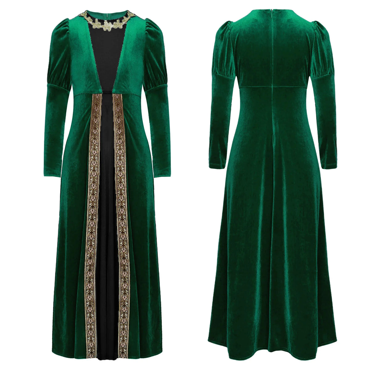 Girls Medieval Renaissance Princess Dress Halloween Vampire Costume - product image 2