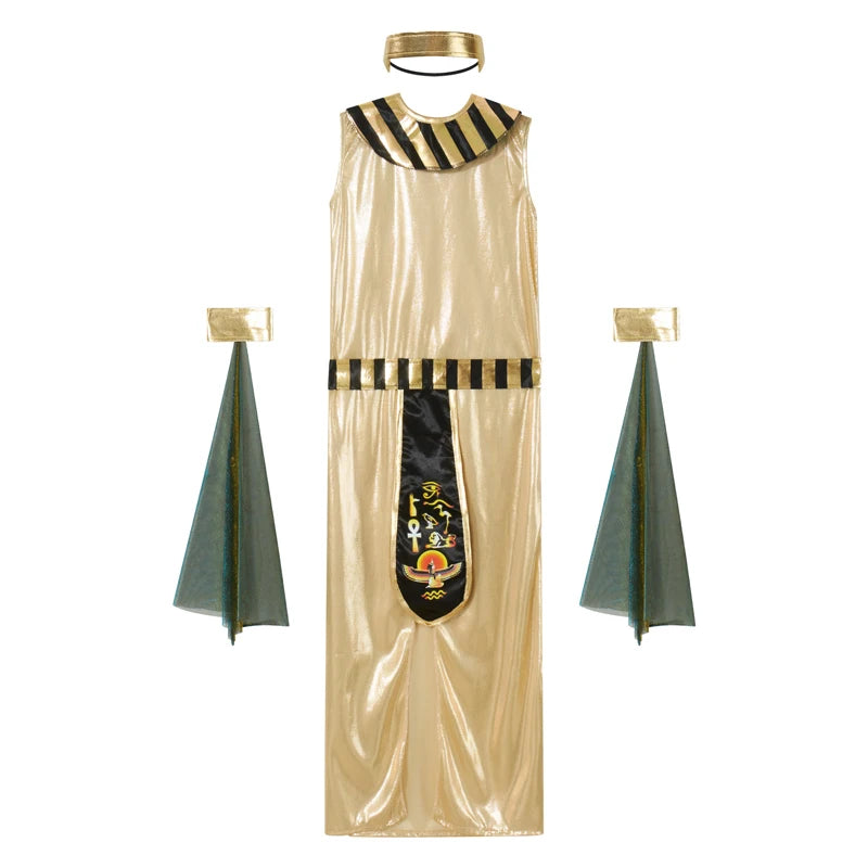 Kids' Egyptian Masquerade Golden Princess Costume - alternate view 5