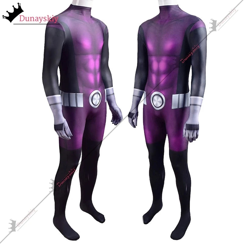 Adults/Kids Teen Titans Beast Comic Logan Boys' Cosplay Jumpsuit - view 3