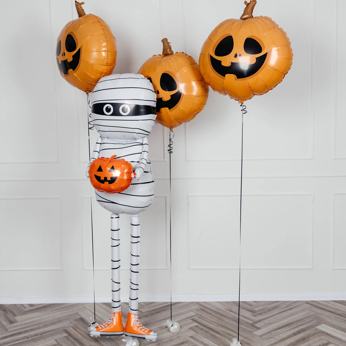 Halloween Pumpkin Mummy Aluminum Foil Balloon Shaped Balloon Halloween - product image 3