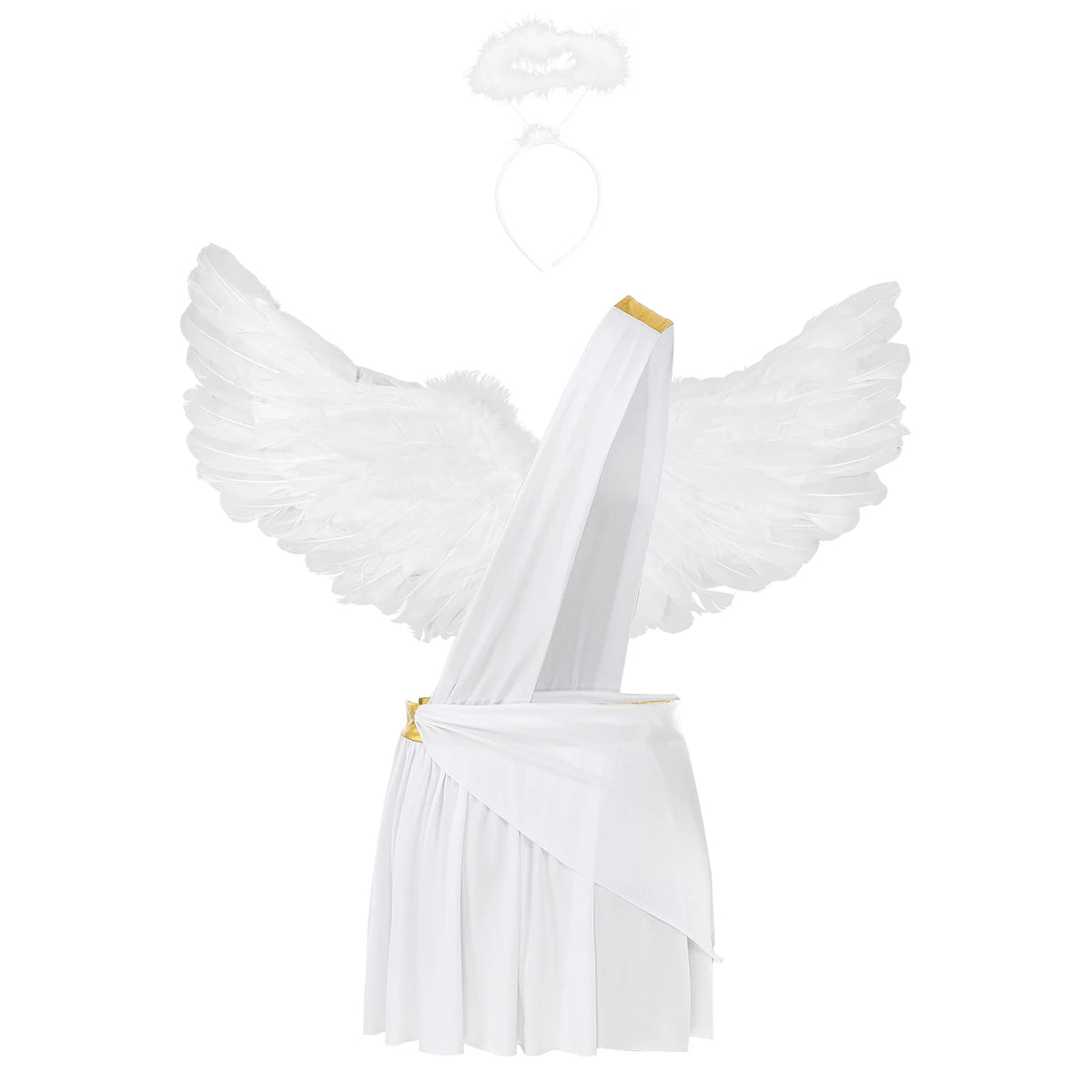 Fallen Angel Costume for Men | Wings & Headband