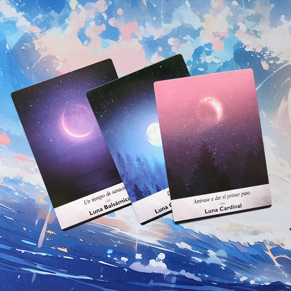 Spanish Oracle Deck with Keywords – 44 Cards