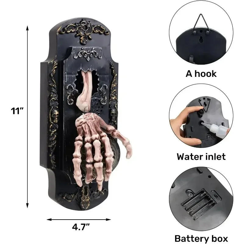 Motion-Activated Haunted Doorbell Halloween Animatronic - product image 6