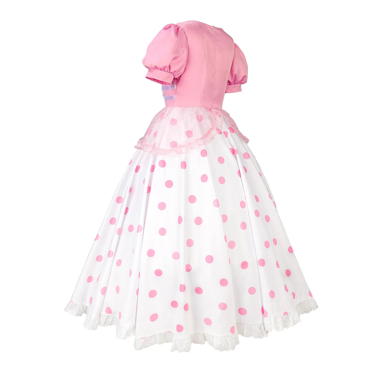 Novedan Bo Peep-Inspired Shepherdess Costume – Adult & Kids' Pink Dress