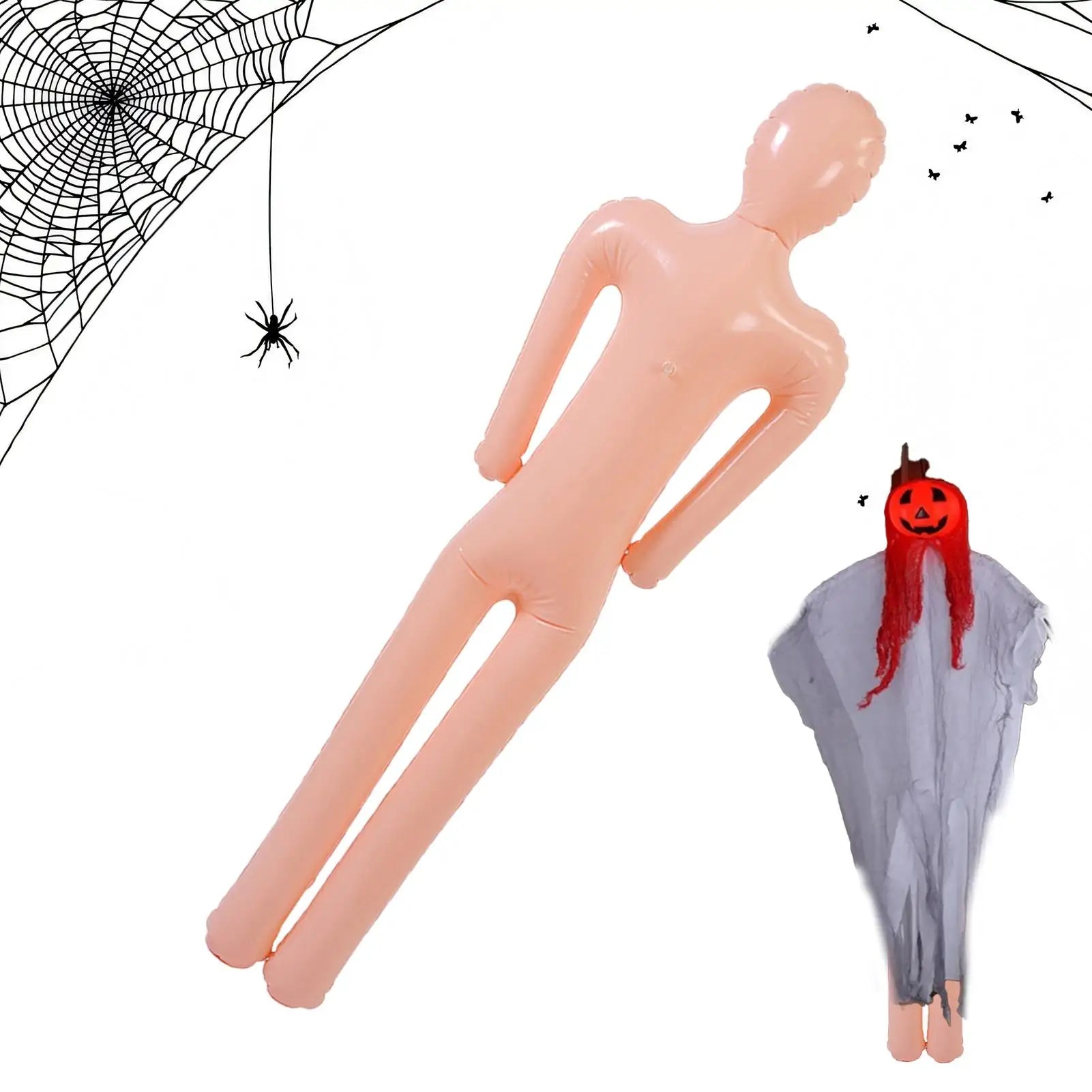 Inflatable Mannequin Body PVC Halloween Decoration For Haunted House Cosplay Party Scary Props Backyard Front - product image 1