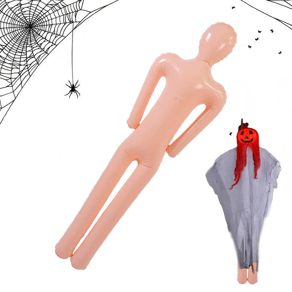 Inflatable Mannequin Body PVC Halloween Decoration For Haunted House Cosplay Party Scary Props Backyard Front - product image 1