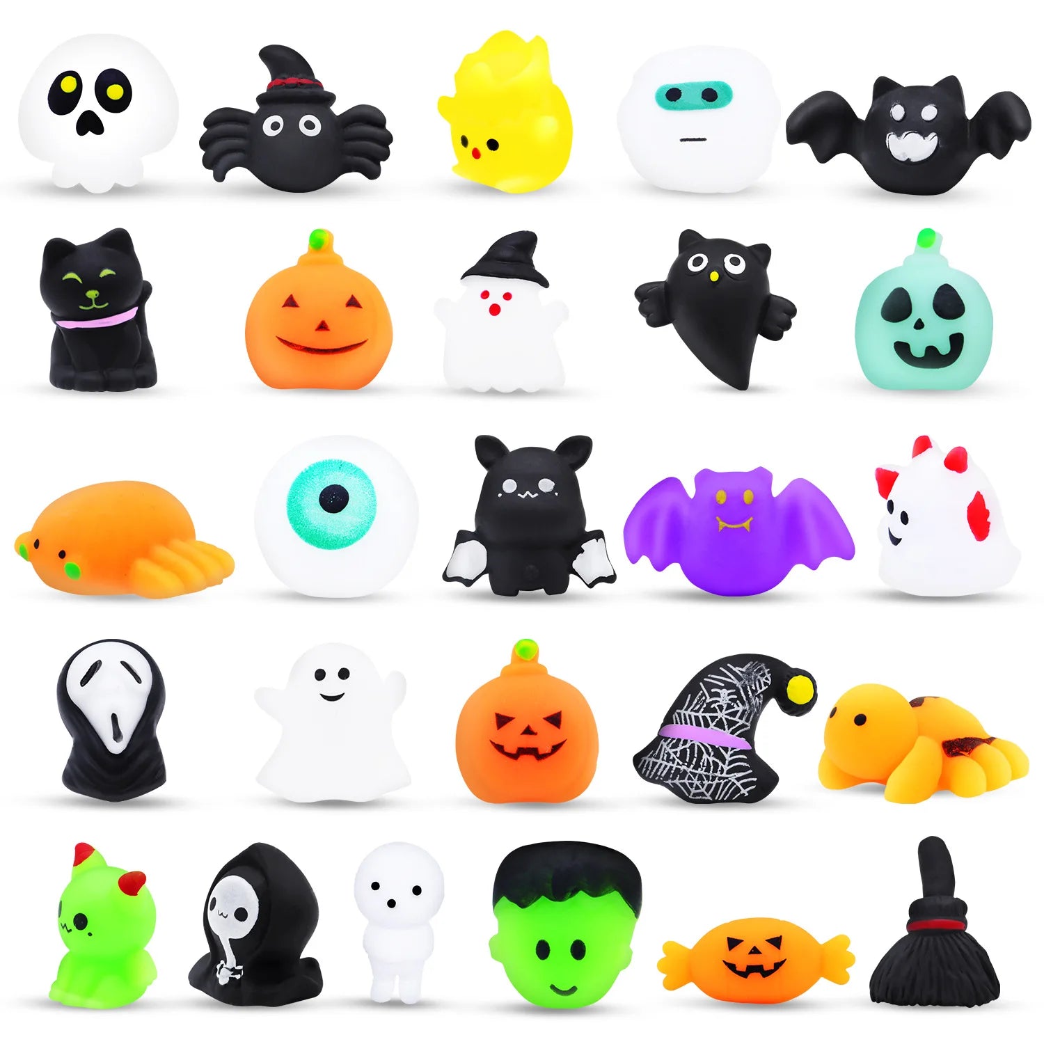 10PCS Halloween Fidget Toys Skull Pumpkin Stress Relief Sensory Toys for Boys Girls Halloween Party Favors - product image 11