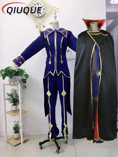 Code Geass Zero Cosplay Costume | Lelouch-Inspired Outfit & Cloak Options