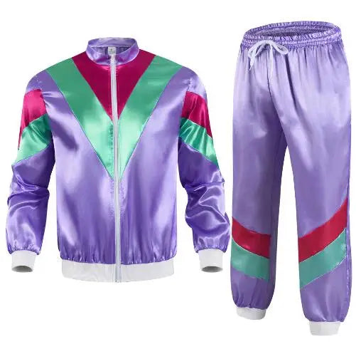 Women's Men's Costume 80s 90s Suit Party Accessories Disco Jacket Trousers Outfit Women's Men's Costume - product image 17