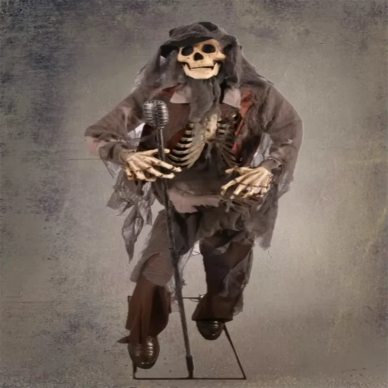 12 Ft Skeleton Halloween Animatronic - product image 5