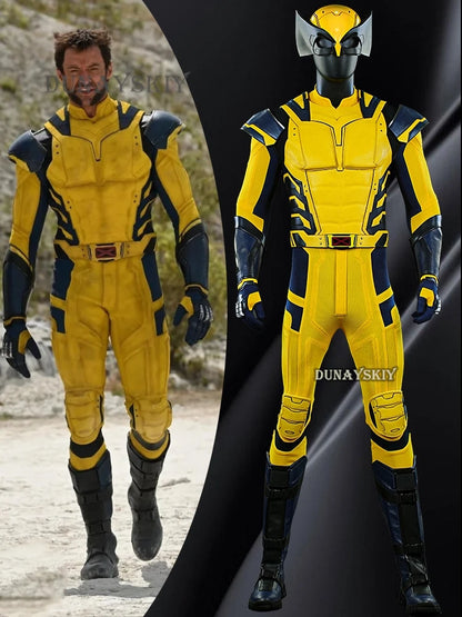 New Deaddpool Wolverine Cosplay Costume Superhero Cosplay Zentai Full Set With Bosysuit Shoes Handmade - product image 1