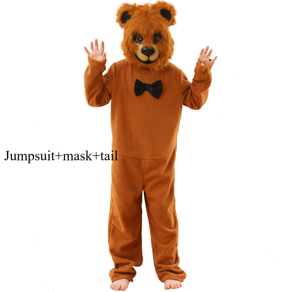 Kids Day Halloween Kids Bear Costume Animal Halloween Furry Cosplay Costume Child Movie Jumpsuit - product image 7