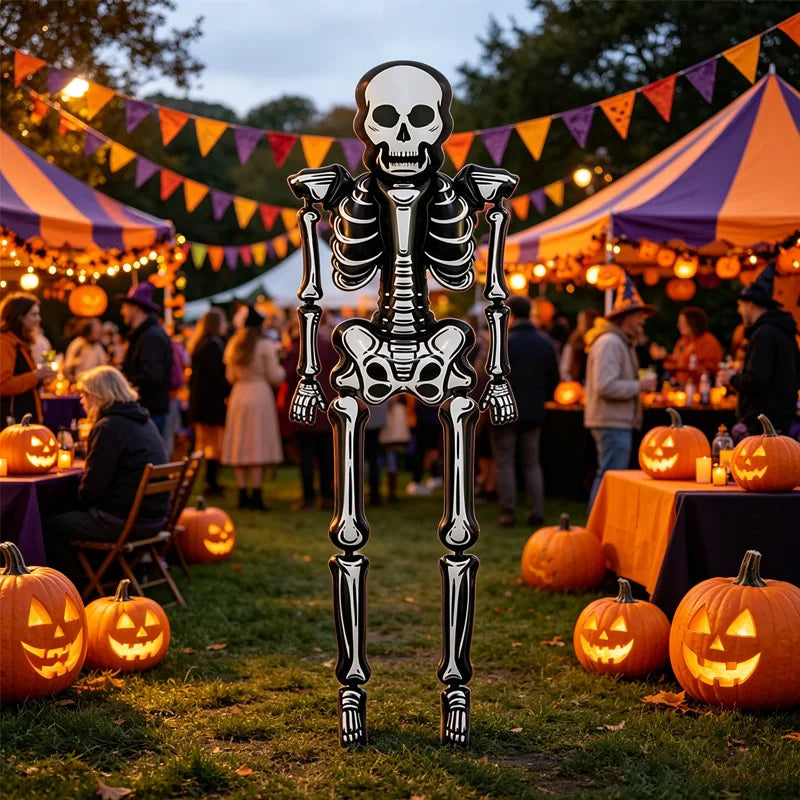 Halloween Skull Balloon, Giant Skeleton Foil Balloon, Halloween Skull - product image 4