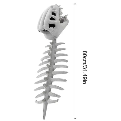Funny Dinosaur Skeleton Headpiece Wearable Plush Costume Hat Soft Dino Skull Toy For Adults Kids Boys Girls - product image 10