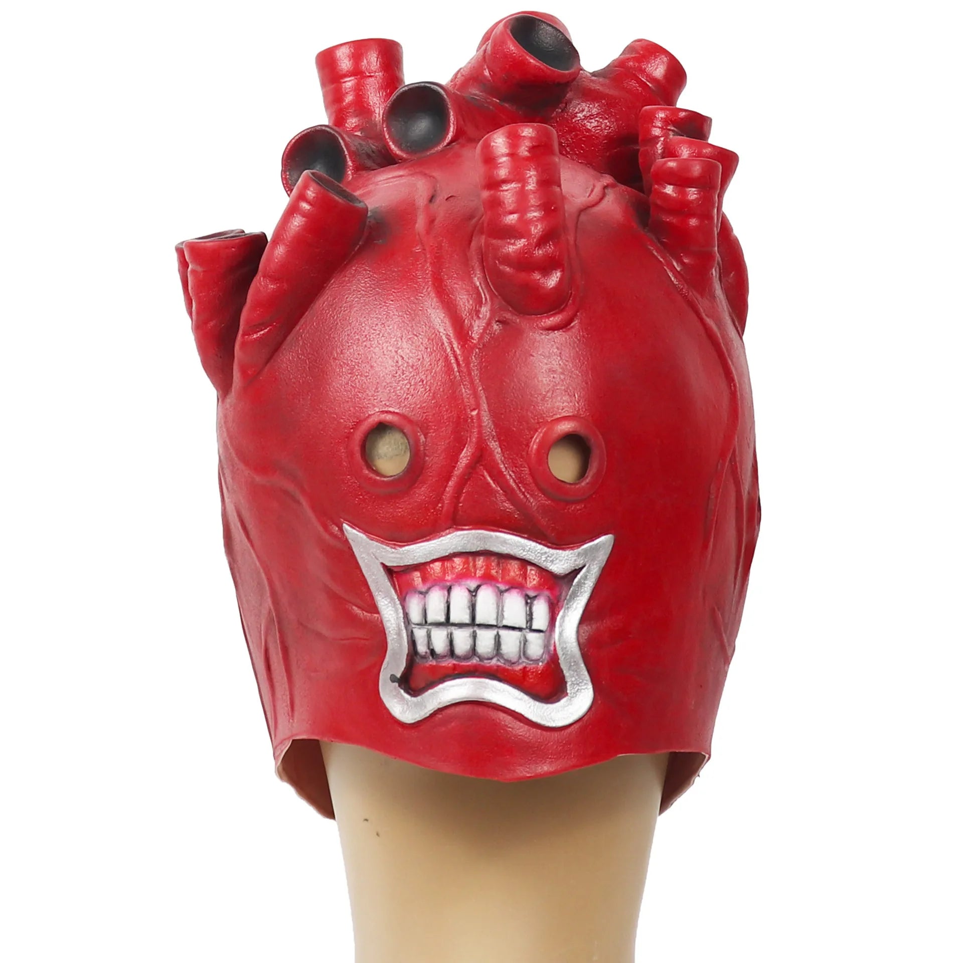 Dorohedoro Heart Mask Cosplay Scary Latex Headwear Halloween Masquerade Party Gothic Carnival Costume Pro - product image 4