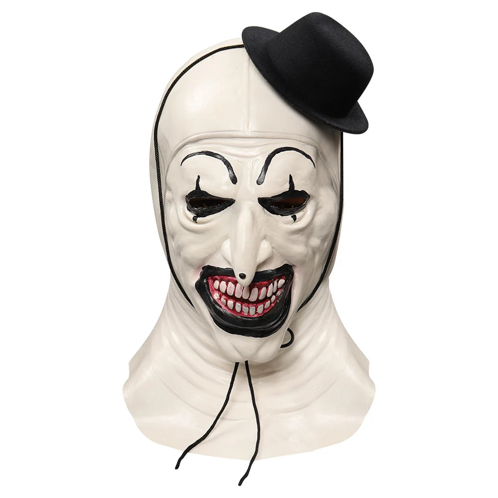 Art the Clown Terrifier Costume Dress Outfit Latex Masks Kids Adult Men Women Cosplay - Costume A / L