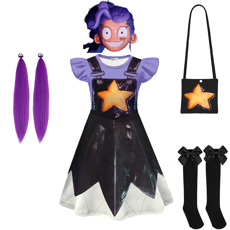 Poppy Playtime-Inspired Lily Costume for Girls | Doll Dress-Up