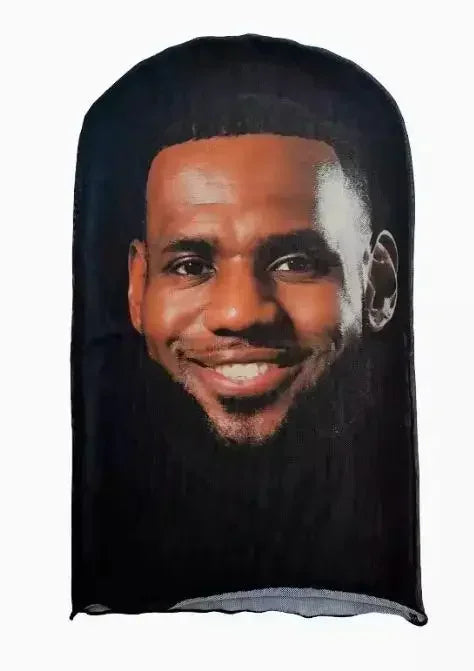 Costume Headwear Hip Hop Hood Hat Headgear 3D Printed Kanye Mask Elastic Mesh Halloween - View 40