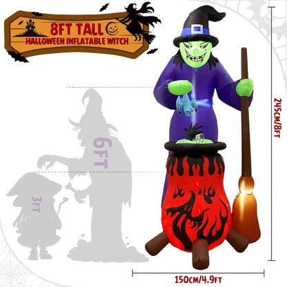 8 Ft Witch Halloween Inflatable - product image 5