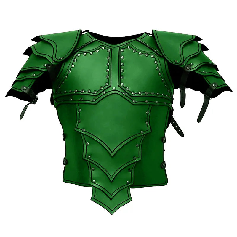 Medieval Knight Leather Body Chest Armor Viking Pirate Warrior Costume LARP Cuirass - View 6