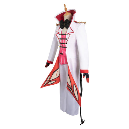Adult Lucifer Costume Anime Hotel Fantasy Men Uniform Tail Coat Hat Pants Gloves Tie - Magic Wands / XS（old）