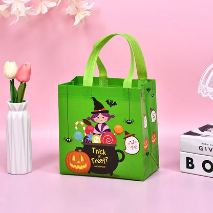 1-60PCS Halloween Candy Gift Bags Halloween Trick or Treat Bags Halloween Tote Bag with Handle Halloween - product image 9