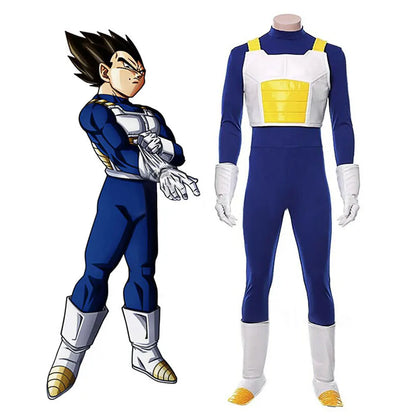 Vegeta Costume Wigs Anime Superhero Costume Adult Men Fantasy Halloween - wig / L