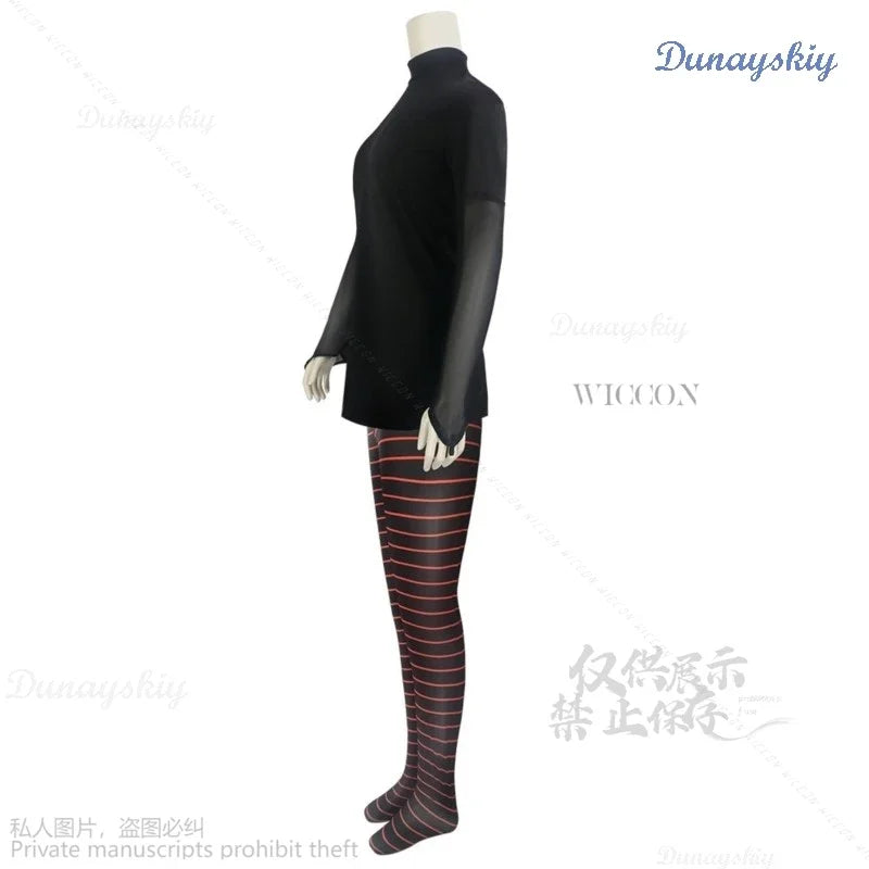 Women's Vampire Girl-Inspired Halloween Costume Set